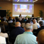Assemblea Straordinaria, da sx Fulvia Massimilelli e Notaio Clerici